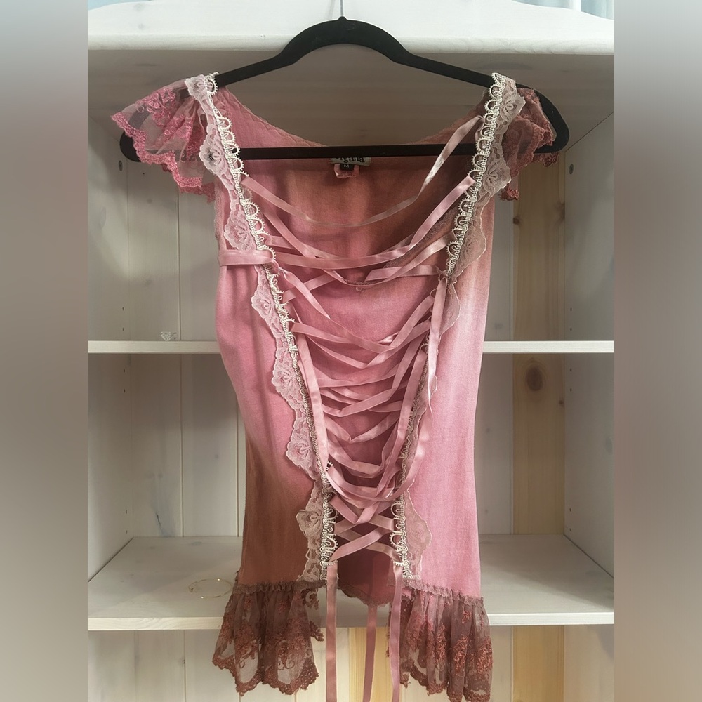 Vintage corset shirt